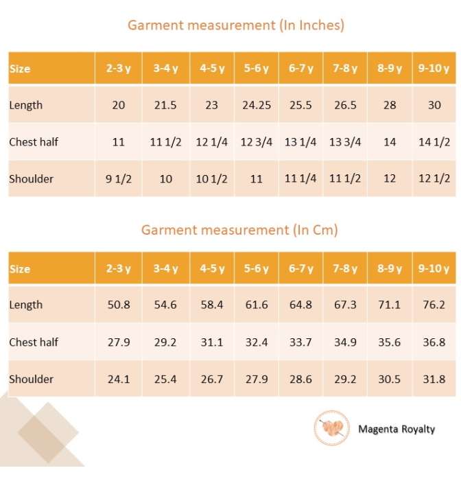 Magenta Girls Dress With Embroidery