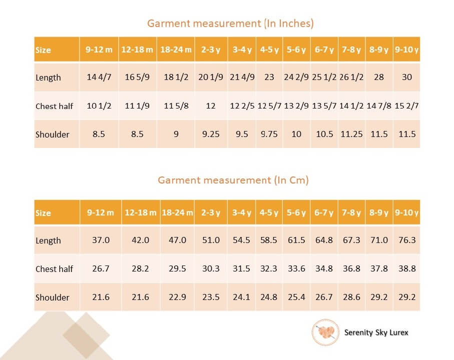 Size chart of blue lurex bow embroidered side ties dress