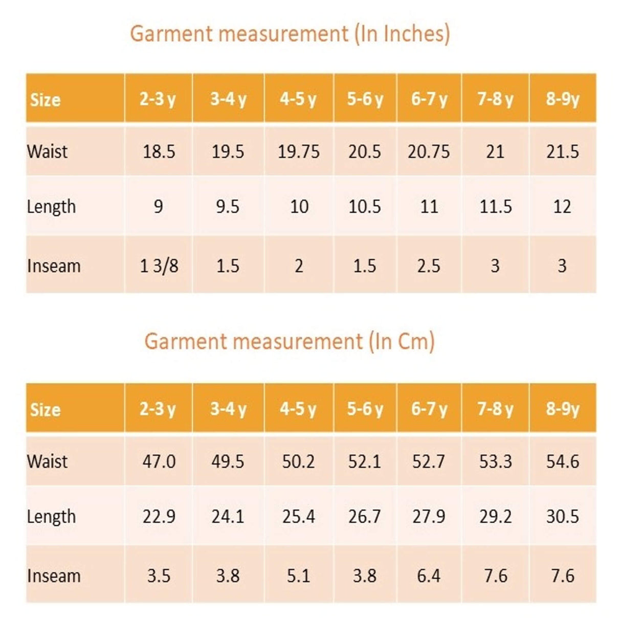 Flat lay of tan hand embroidered shorts