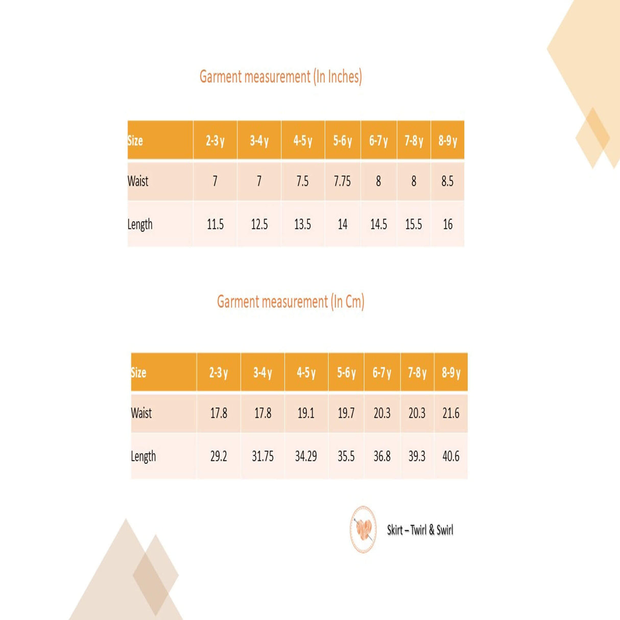 Ivory Blouse With Printed Skirt Girls Dress Set