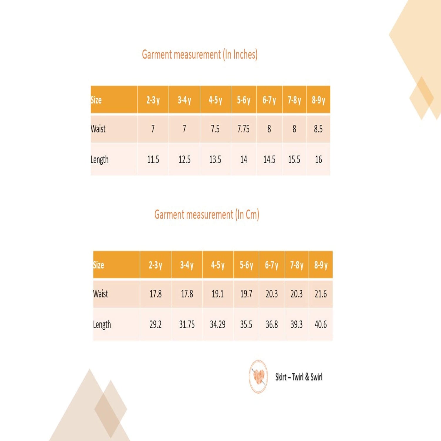 Ivory Blouse With Printed Skirt Girls Dress Set