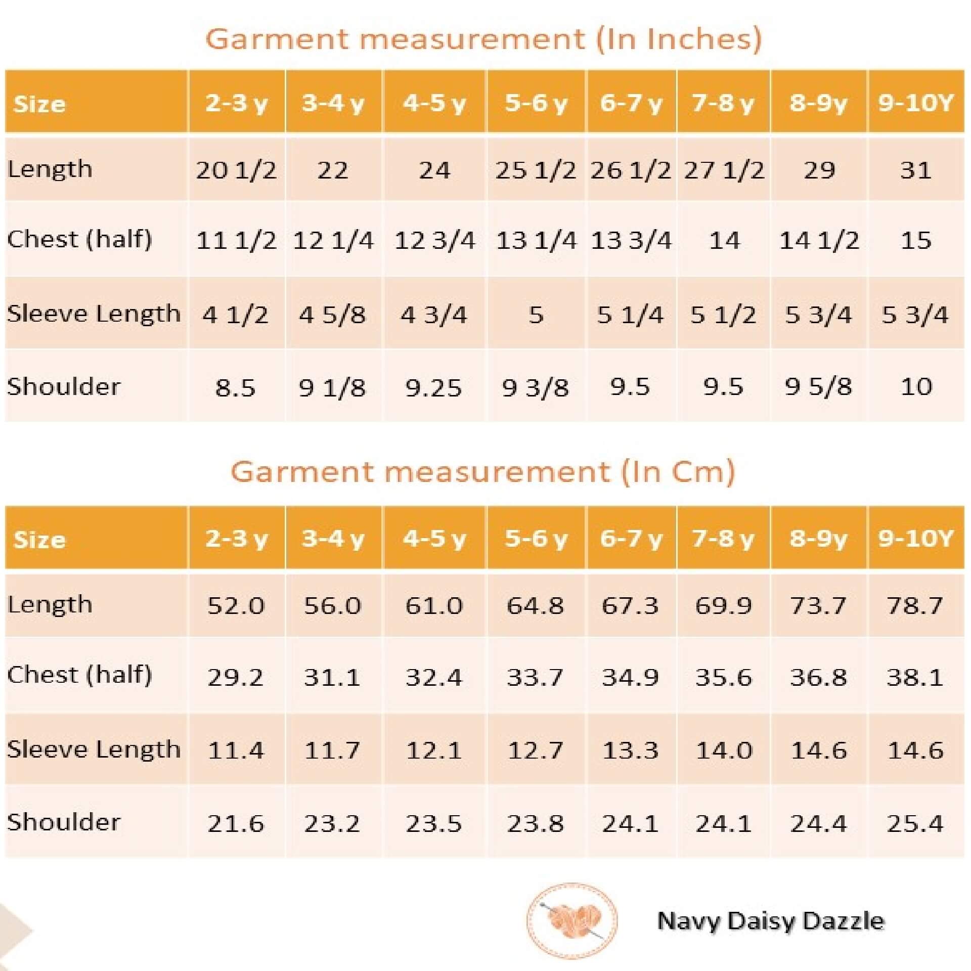 Navy Flower Applique Cotton Girls Dress