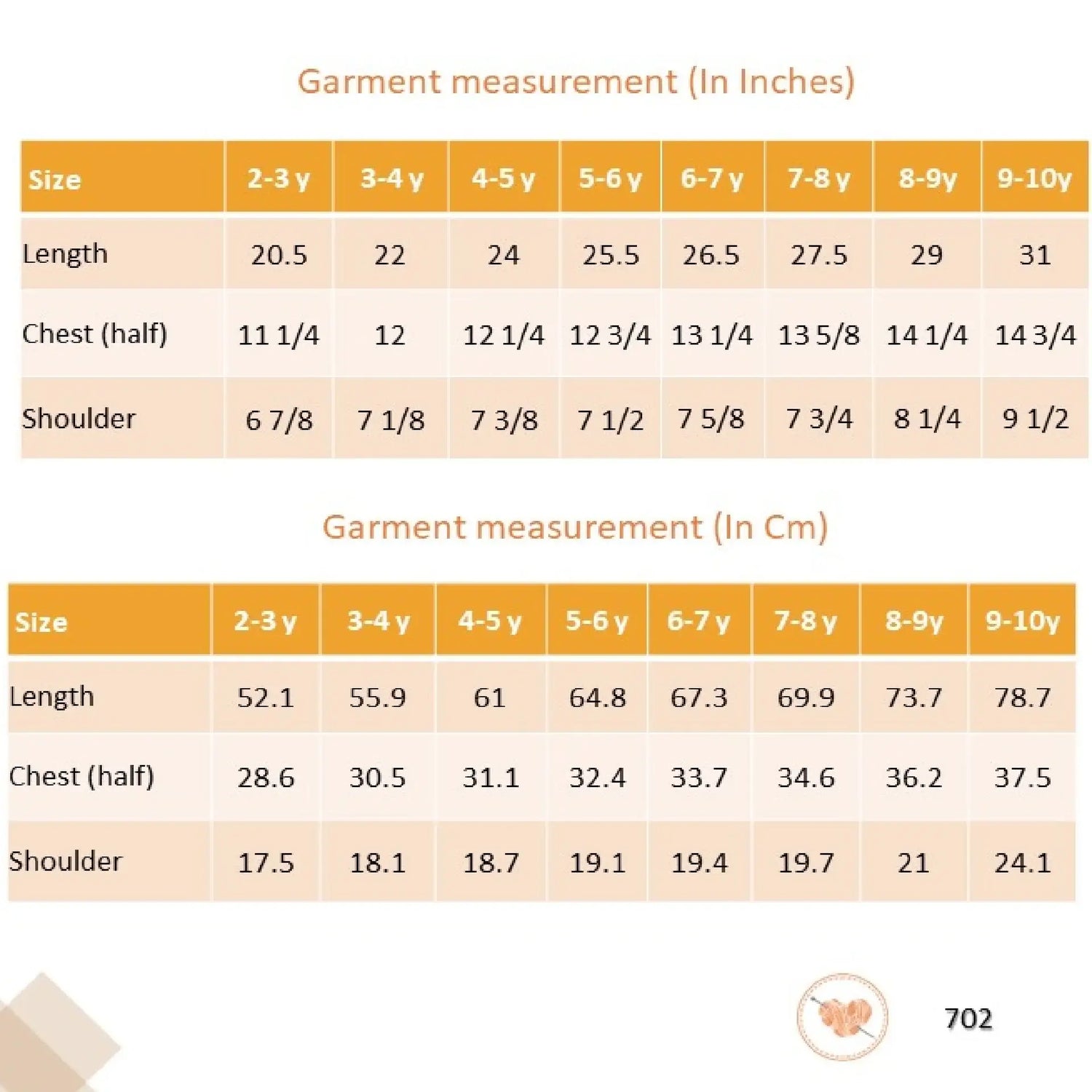 "Size chart of the teal embroidered cotton satin sleeveless dress."