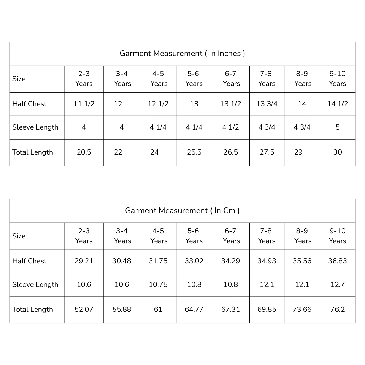 size chart of pink crossover dress