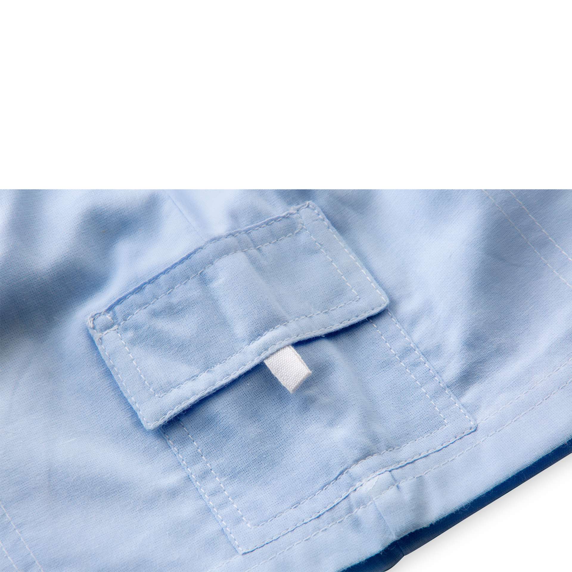 Blue Kids Cargo Shorts