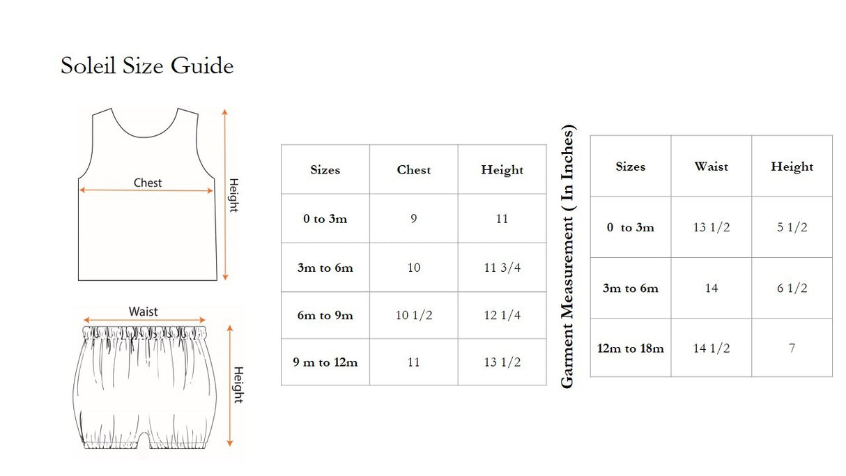 Tan Embroidered Infant Vest with Diaper Cover Set