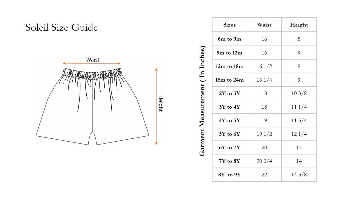 Pink Plaid Girl’s Shorts With Sun Embroidery