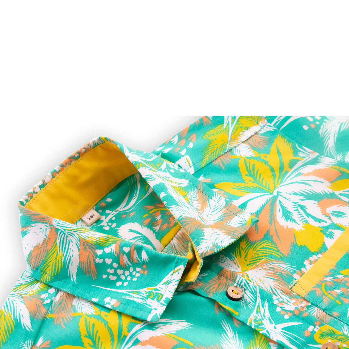 Boys jungle print casual shirt