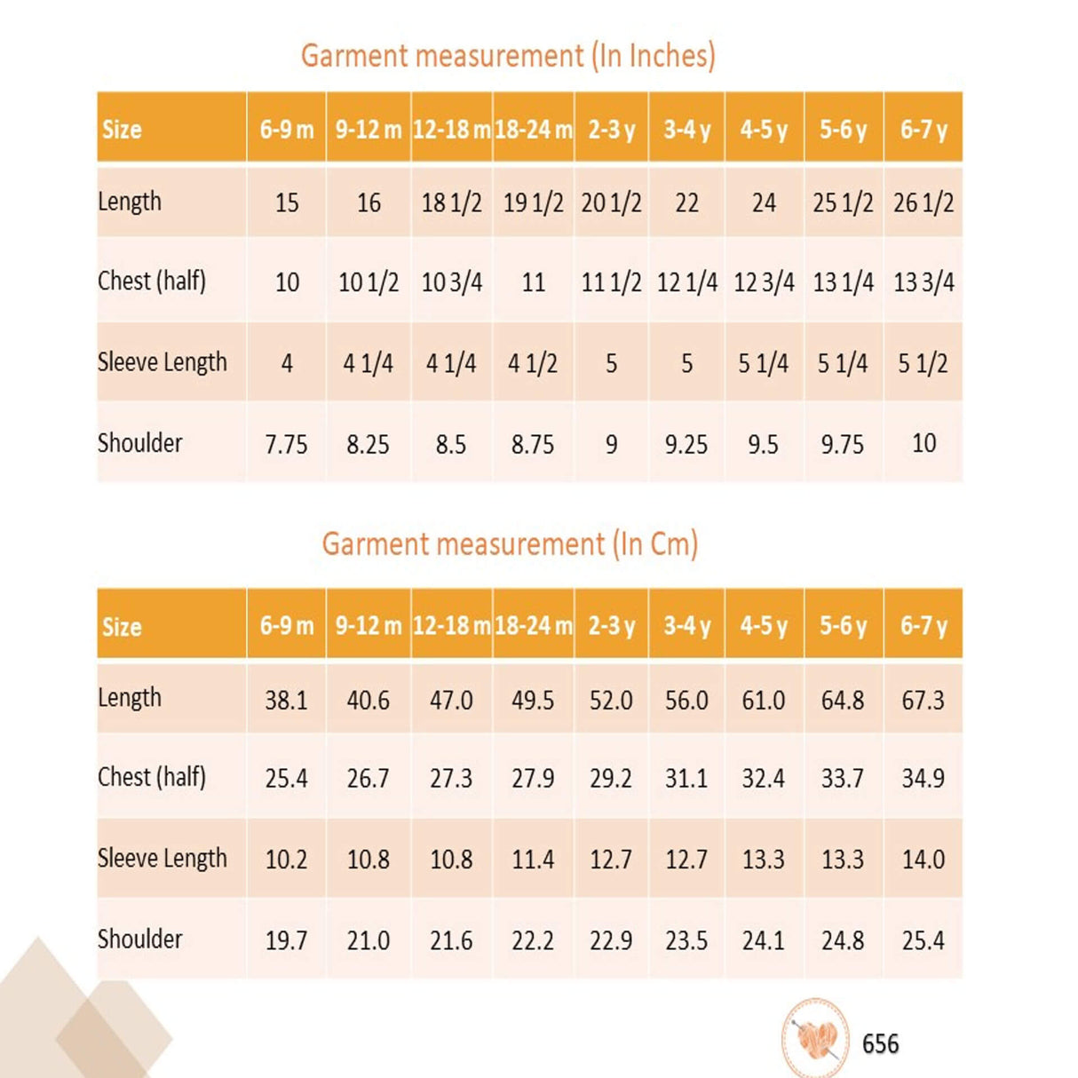 Size chart for the blue embroidered cotton puffed sleeves dress.