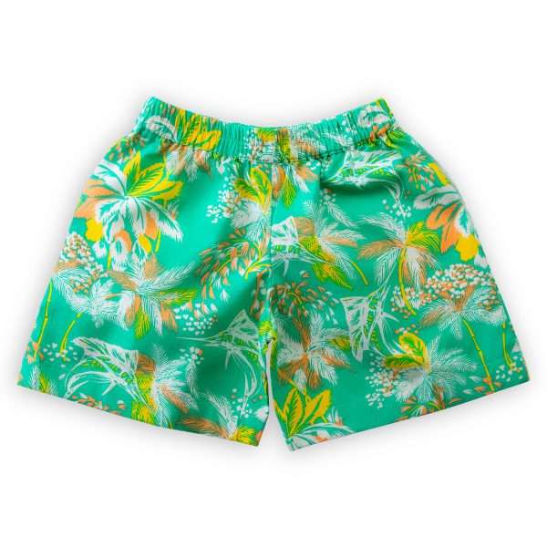 Tropical print elasticated boys shorts